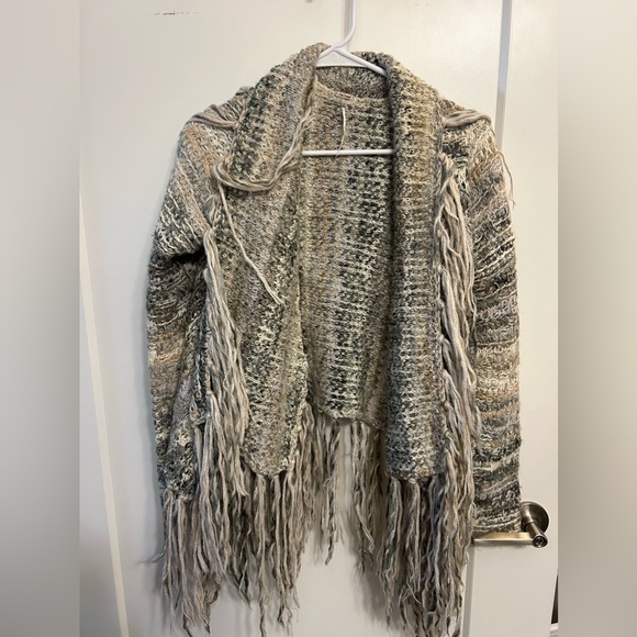 Free People Birkenstock Fringe Cardigan - Picture 2 of 11